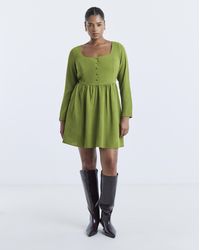 Simply Be - Historic Detail Skater Dress - Lyst
