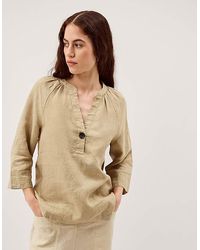 Monsoon - Gianna Linen Top - Lyst
