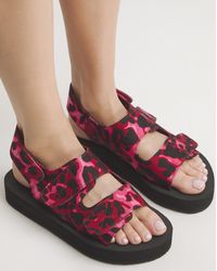 Simply Be - Touch And Close Active Sandal Ex Wide - Lyst