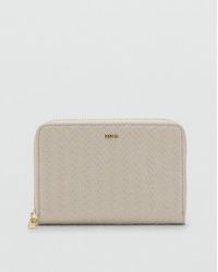 Mango - Braided Medium Purse - Lyst