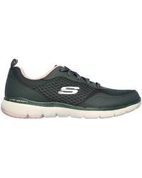 skechers flex appeal 2.0 olive