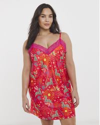 Simply Be - Satin Nightdress - Lyst