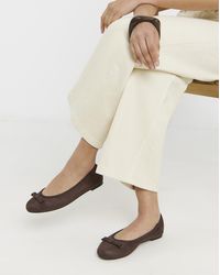 Simply Be - Classic Ballerina Bow Shoe Wide - Lyst