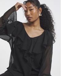 Simply Be - Romantic Ruffle Blouse - Lyst
