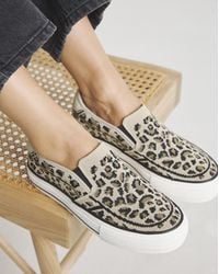 Simply Be - Slip On Canvas Trainer Extra Wide - Lyst