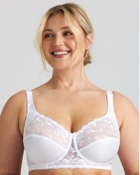 Miss Mary Of Sweden - Miss Mary Rose Embroidered Bra - Lyst