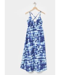 Simply Be - Tiered Maxi Beach Dress - Lyst