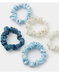 Accessorize - 5-Pack Satin Hair Scrunchies - Lyst