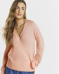 Simply Be - Ballet Wrap Cardigan - Lyst
