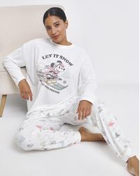 Disney - Mickey Mouse Soft Rib Lounge Set - Lyst
