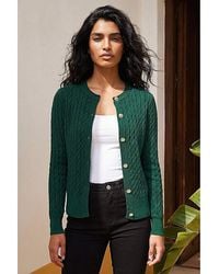 Roman - Roman Cable Knit Cardigan - Lyst