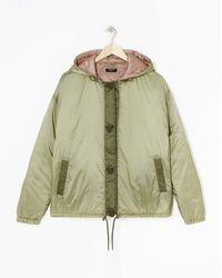 Simply Be - Quilt Lined Parachute Bomber Jacket - Lyst