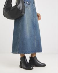 JD Williams - Classic Mixed Material Ankle Boot E - Lyst