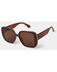 Accessorize - Leopard Print Sunglasses - Lyst