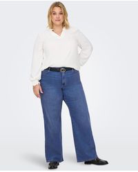 ONLY - Wide Leg Jean - Lyst