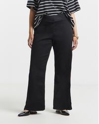 Simply Be - Wide Leg Weekender Jeggings - Lyst