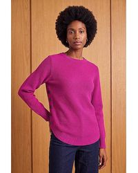 Roman - Roman Textured Curved Hem Jumper - Lyst