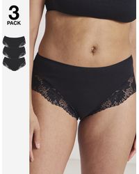 Pretty Secrets - 3 Pack Midi Brazilian Knickers - Lyst