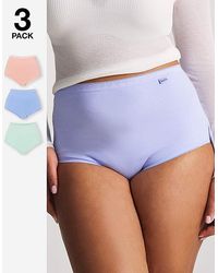 Slimma - 3 Pack Full Briefs - Lyst