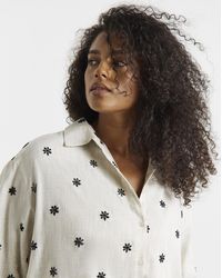 Simply Be - Daisy Linen Mix Shirt - Lyst