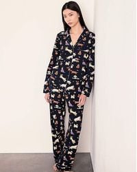 Chelsea Peers - Classic Long Button Up Set - Lyst
