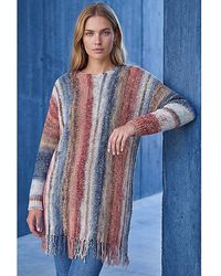 Roman - Roman Boucle Fringe Knit Jumper - Lyst