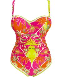 Figleaves - Frida Bandeau Swimsuit - Lyst