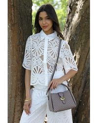 LUELLA GREY LONDON - Luella Maggie Weave Crossbody - Lyst