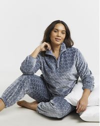 Pretty Secrets - 1/4 Zip Fleece Twosie - Lyst