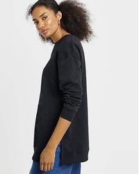 Simply Be - Side Split Sweatshirt Tunic - Lyst
