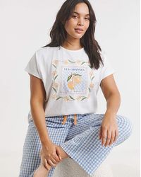 Simply Be - Print Cotton Pyjama Set - Lyst