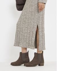 JD Williams - Chelsea Block Heel Ankle Boot Wide - Lyst