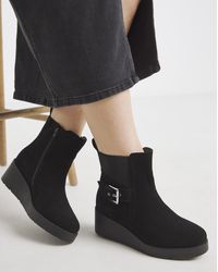Simply Be - Wedge Chelsea Boots Wide - Lyst