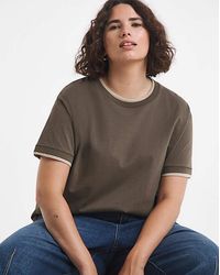 Simply Be - Double Layer T-Shirt - Lyst