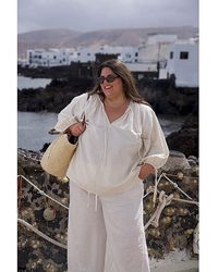 Monsoon - Callie Thorpe X Linen Blend Top - Lyst