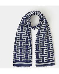 Accessorize - Geometric Print Scarf - Lyst