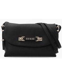 Guess - Lefia Large Flap Shoulder Bag - Lyst