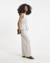 Simply Be - Waffle Wide Leg Trouser - Lyst