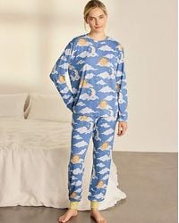 Chelsea Peers - Classic Long Crew Neck Set - Lyst