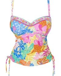Figleaves - Frida Bandeau Tankini Top - Lyst