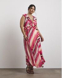 Joanna Hope - Ruffle Pleated Dress - Lyst