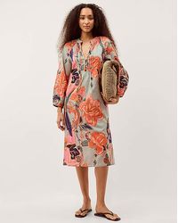 Monsoon - Carmen Floral Midi Tunic Dress - Lyst