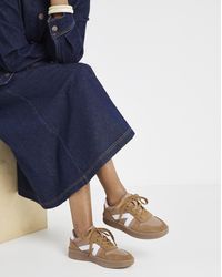 JD Williams - Leather Retro Trainer Eee Fit - Lyst