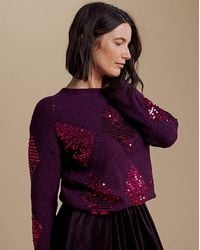 Julipa - Sequin Knitted Jumper - Lyst