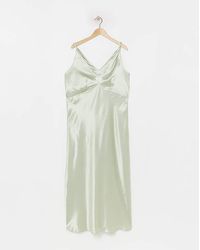 Simply Be - Satin Cami Slip Dress - Lyst