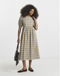 Native Youth - Check Midi Dress - Lyst