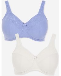 Pretty Secrets - 2 Pack New Sarah Full Cup Non Wired Bras - Lyst