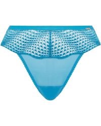 Figleaves - Amalfi Wave Thong - Lyst