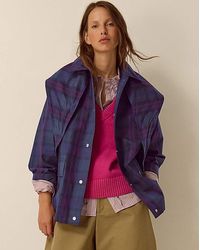Monsoon - Elfie Check Print Jacket - Lyst