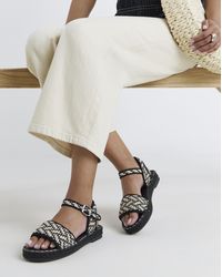 Simply Be - Flatform Espadrille Sandals Extra Wide - Lyst